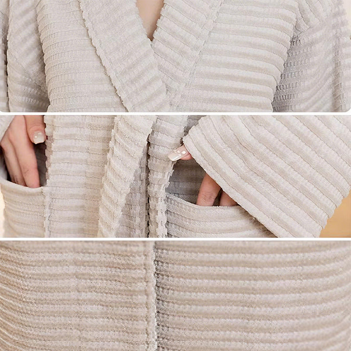 【バスローブ】高吸水性 贅沢な肌触り