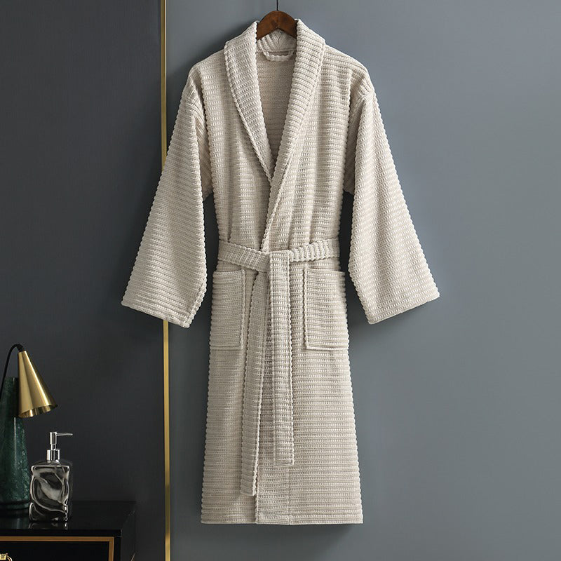 【バスローブ】高吸水性 贅沢な肌触り