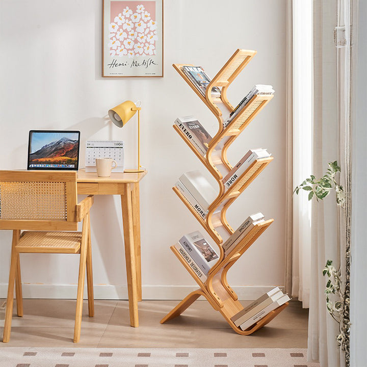 【本棚・ディスプレイラック】シンプル ツリー型　