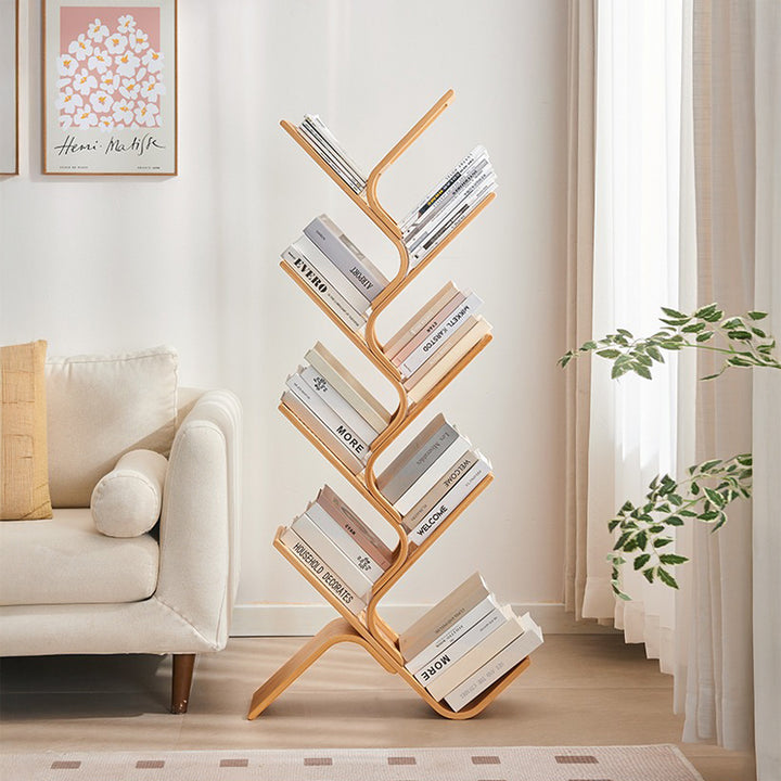 【本棚・ディスプレイラック】シンプル ツリー型　
