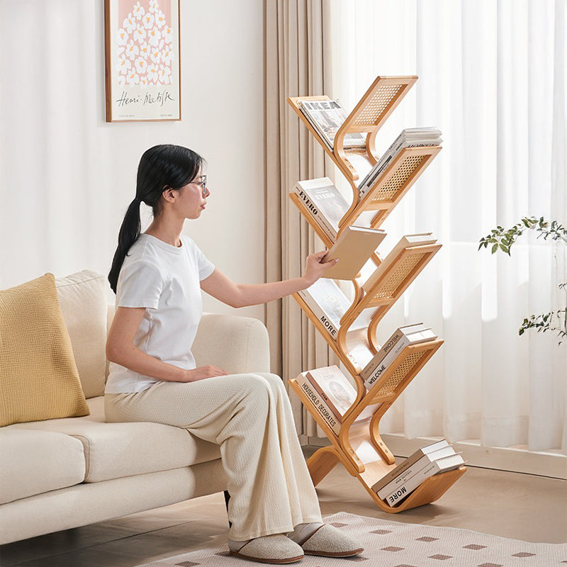 【本棚・ディスプレイラック】シンプル ツリー型　