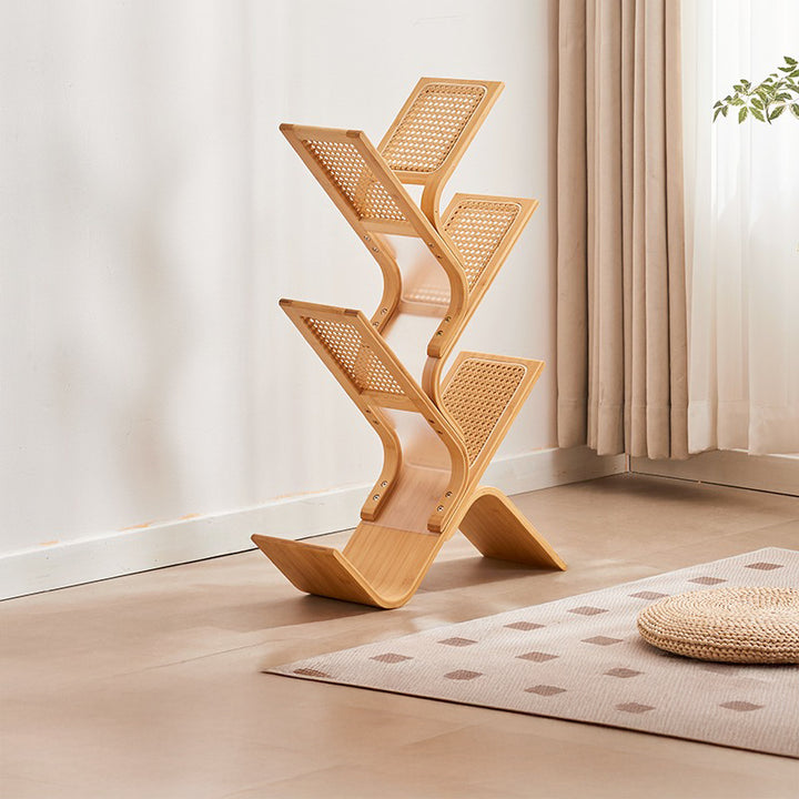 【本棚・ディスプレイラック】シンプル ツリー型　