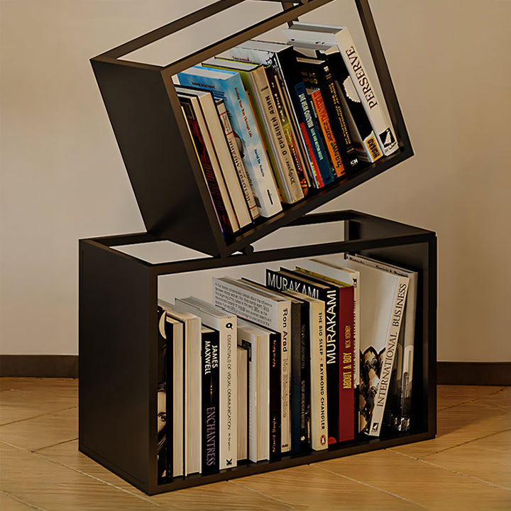 【本棚・ディスプレイラック】格子状 アイデアデザイン モダン風