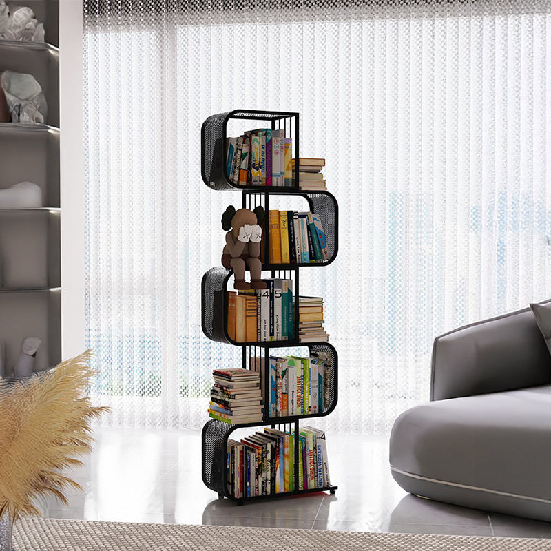 【本棚・ディスプレイラック】メタル モダン 選べる収納