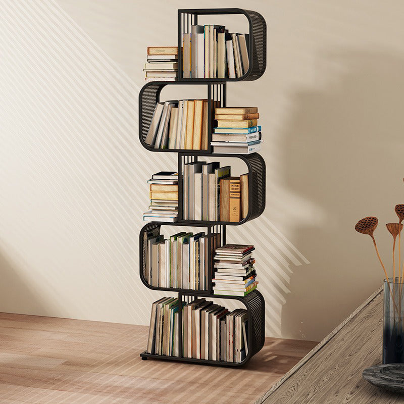 【本棚・ディスプレイラック】メタル モダン 選べる収納