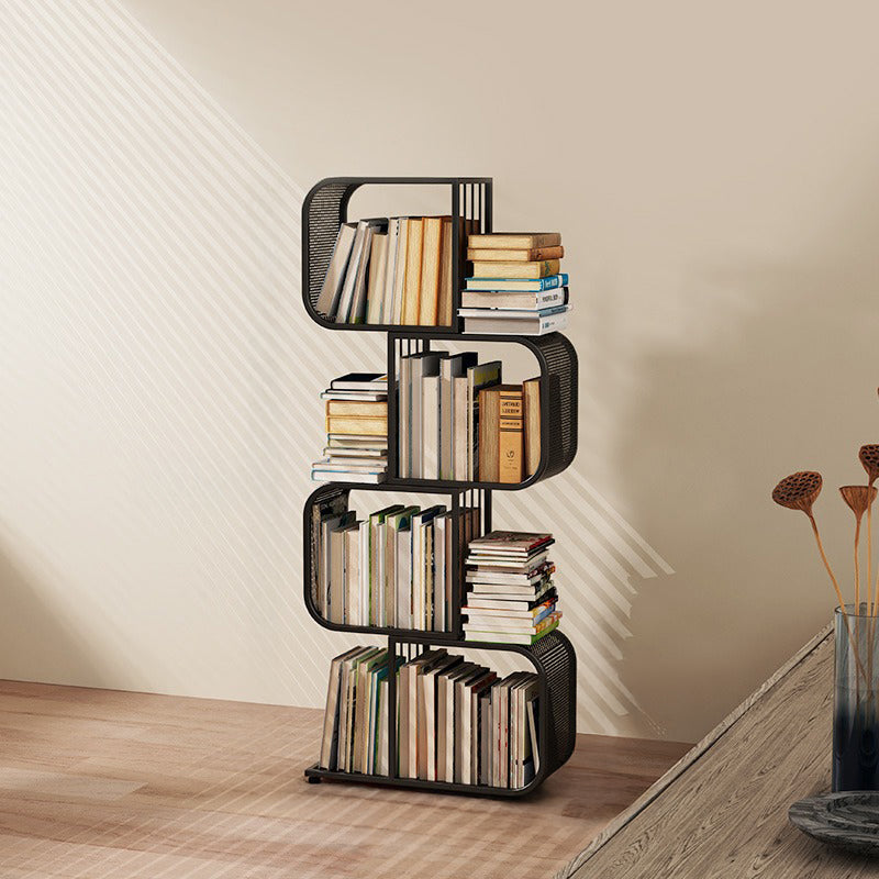 【本棚・ディスプレイラック】メタル モダン 選べる収納