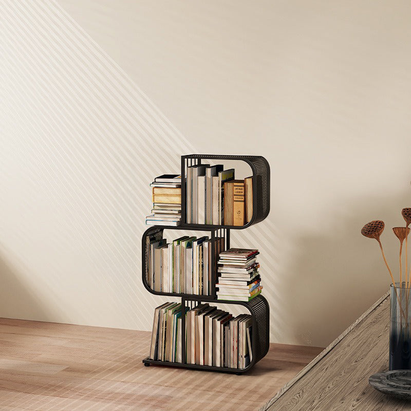 【本棚・ディスプレイラック】メタル モダン 選べる収納