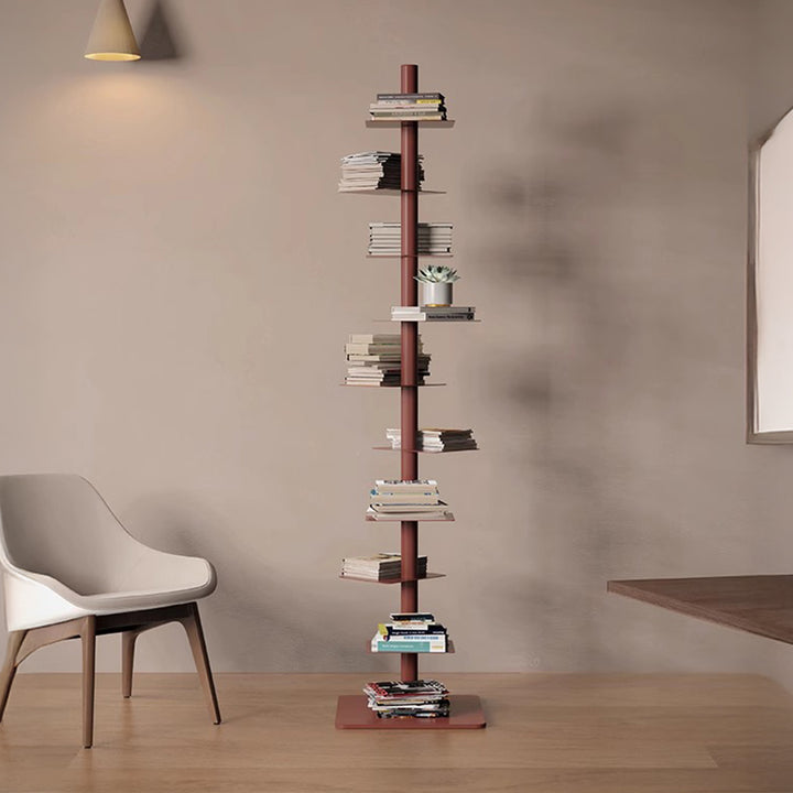 【本棚・ディスプレイラック】メタル スリム 省スペース