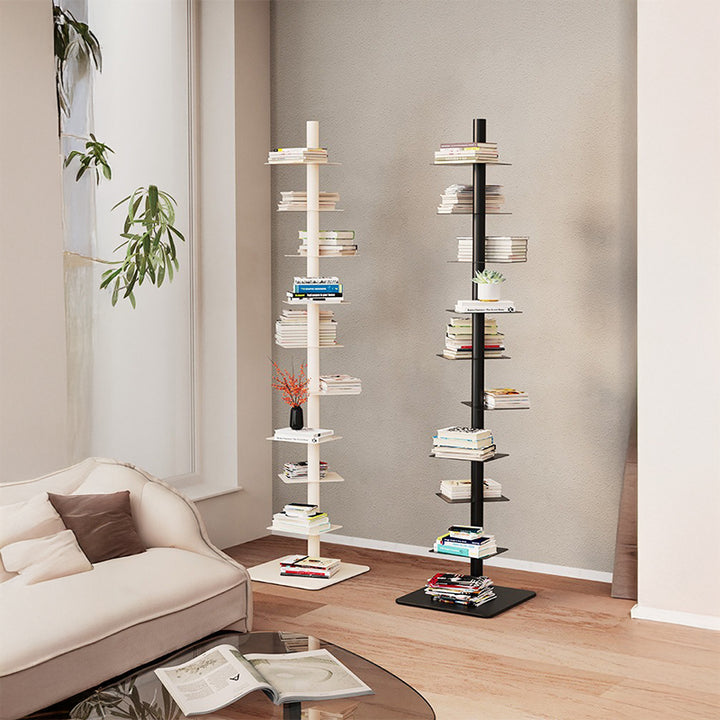 【本棚・ディスプレイラック】メタル スリム 省スペース