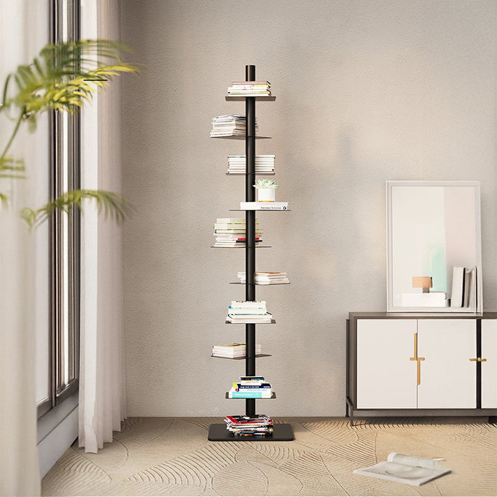 【本棚・ディスプレイラック】メタル スリム 省スペース