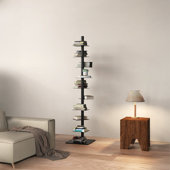 【本棚・ディスプレイラック】メタル スリム 省スペース