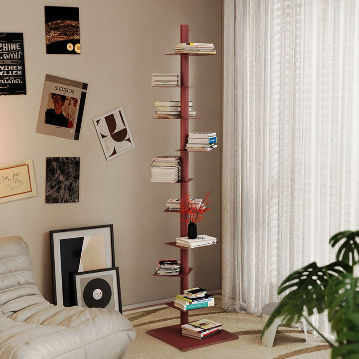 【本棚・ディスプレイラック】メタル スリム 省スペース