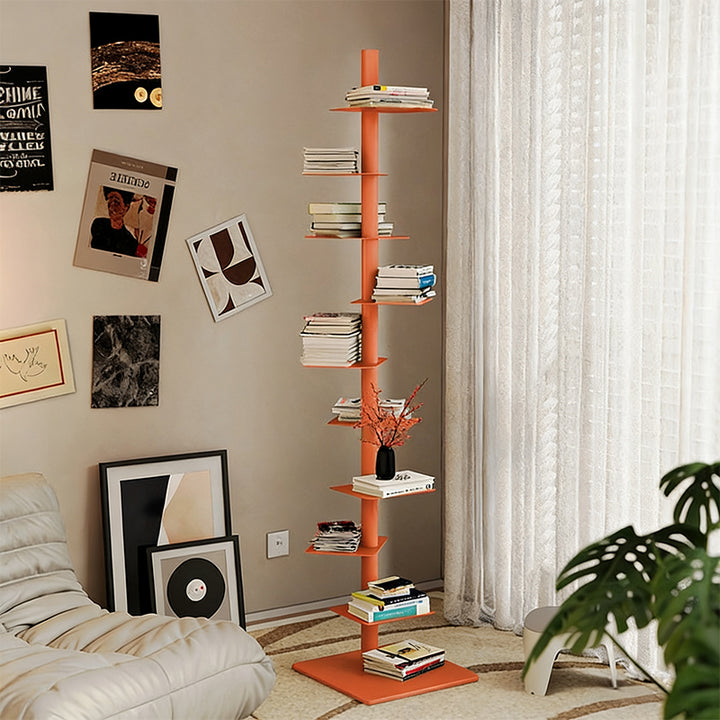 【本棚・ディスプレイラック】メタル スリム 省スペース