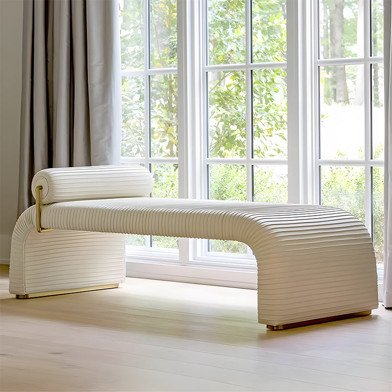 【ベンチ】PUレザー クラシック 重厚感