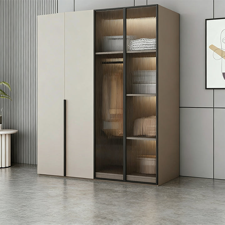 【ワードローブ】モールガラス シック ライト付き