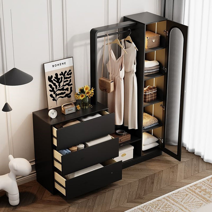 【ワードローブ】コンビ収納 スマート 整理しやすい