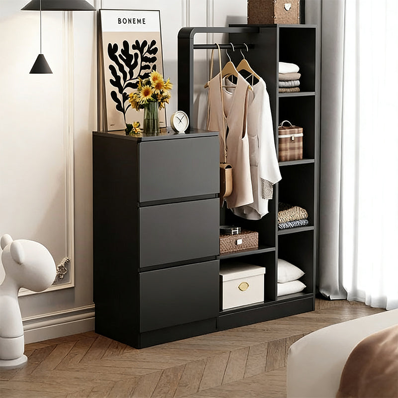 【ワードローブ】コンビ収納 スマート 整理しやすい