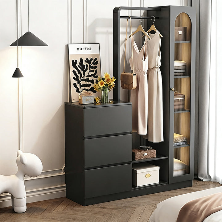 【ワードローブ】コンビ収納 スマート 整理しやすい