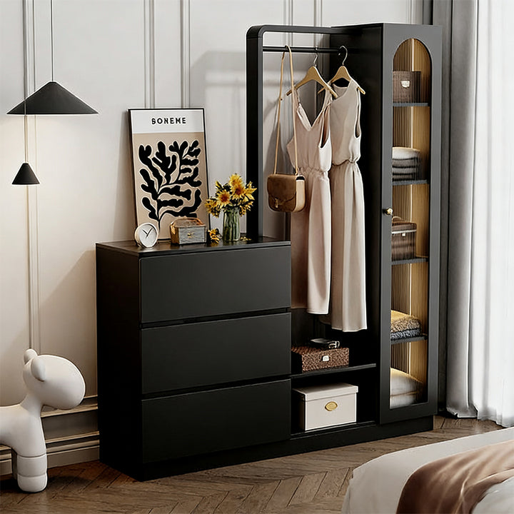 【ワードローブ】コンビ収納 スマート 整理しやすい
