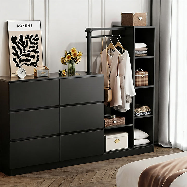 【ワードローブ】コンビ収納 スマート 整理しやすい