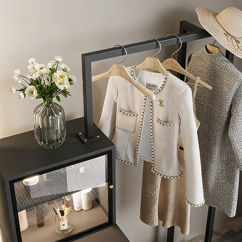 【ワードローブ】ハンガーフレーム スタイリッシュ 整理上手