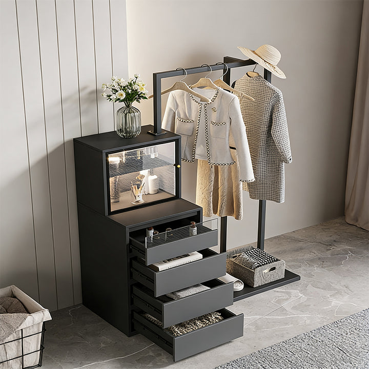 【ワードローブ】ハンガーフレーム スタイリッシュ 整理上手