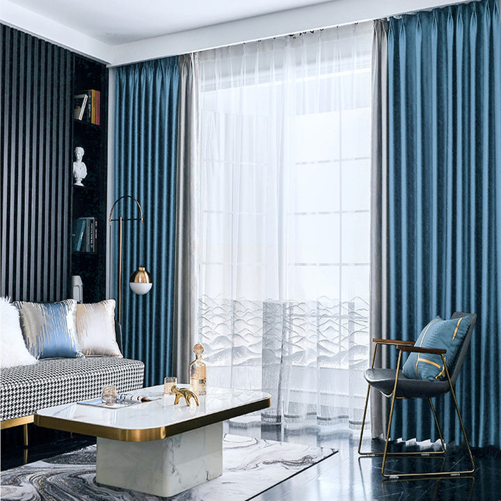 【ドレープカーテン】高級な雰囲気 選べる5色