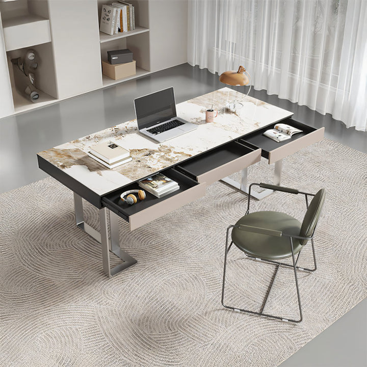 【デスク】イタリア風 モダン 幾何学