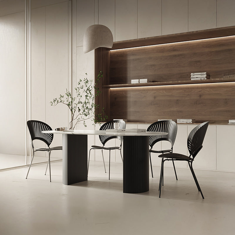 【ダイニングテーブル】曲線フォルム モードエレガント