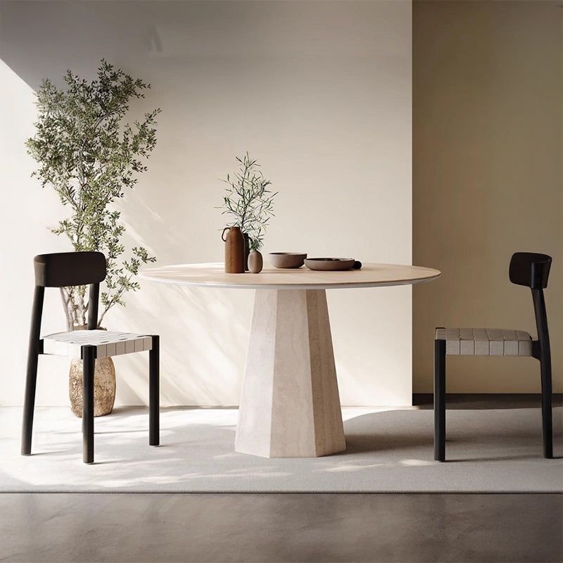 【ダイニングテーブル】わびさび風デザイン 立体感