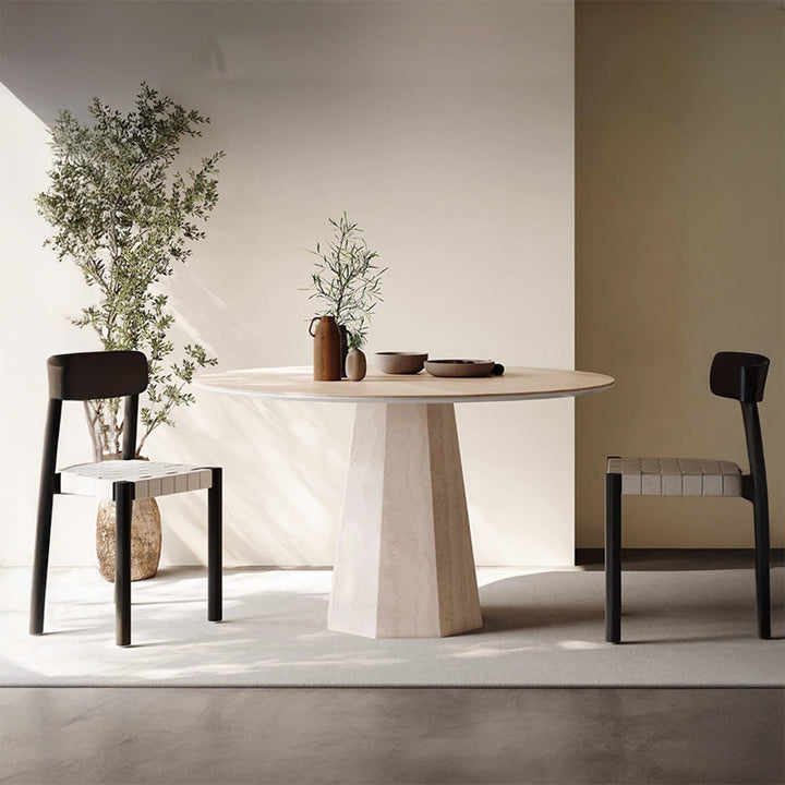 【ダイニングテーブル】わびさび風デザイン 立体感