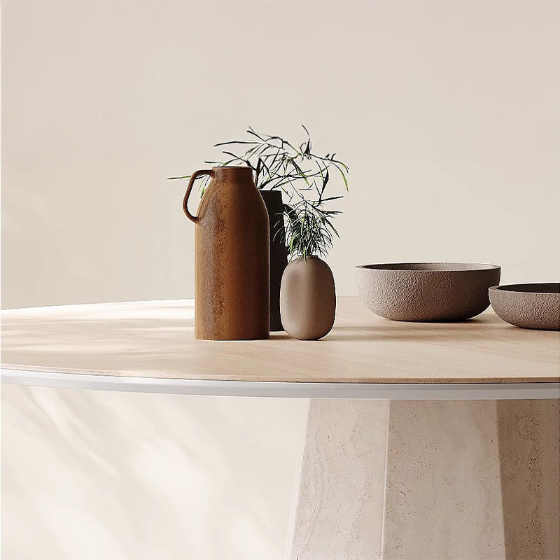 【ダイニングテーブル】わびさび風デザイン 立体感