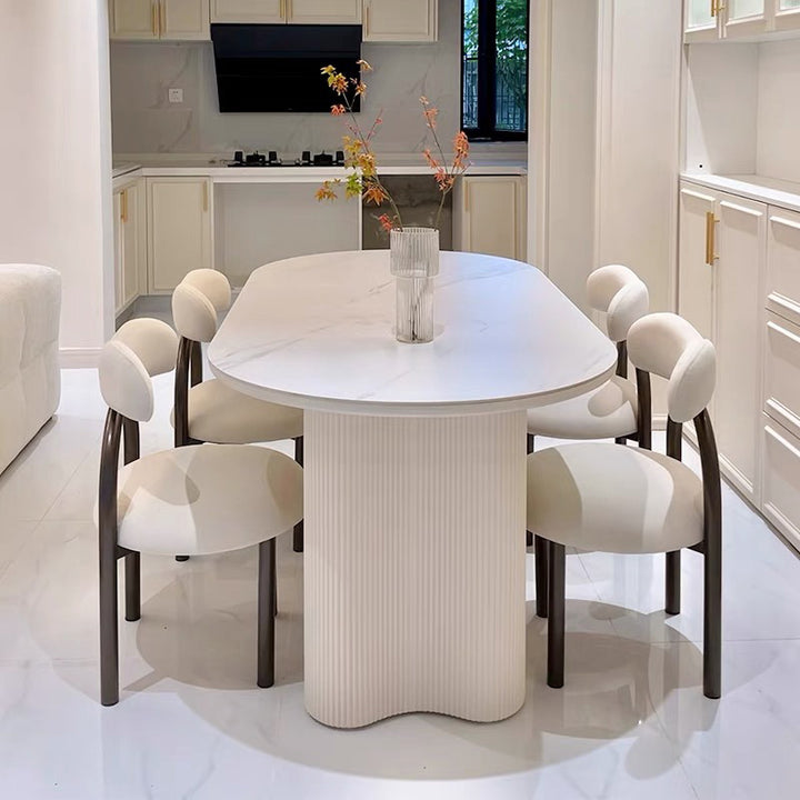 【ダイニングテーブル】楕円 エレガント わびさび