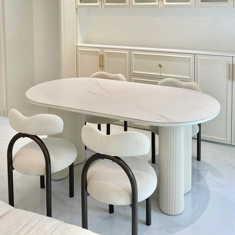 【ダイニングテーブル】楕円 エレガント わびさび