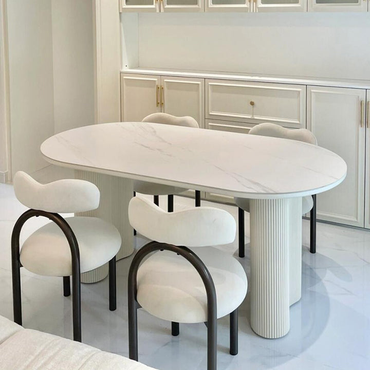 【ダイニングテーブル】楕円 エレガント わびさび