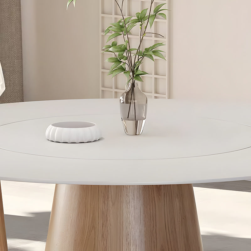 【ダイニングテーブル】エレガント 回転テーブル