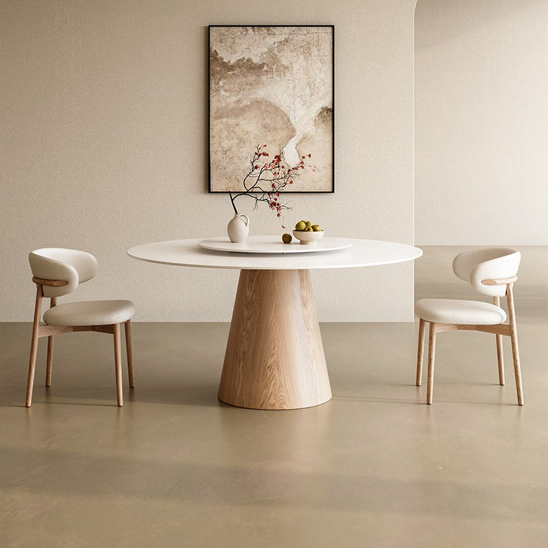 【ダイニングテーブル】多人数使用 ラウンド食卓