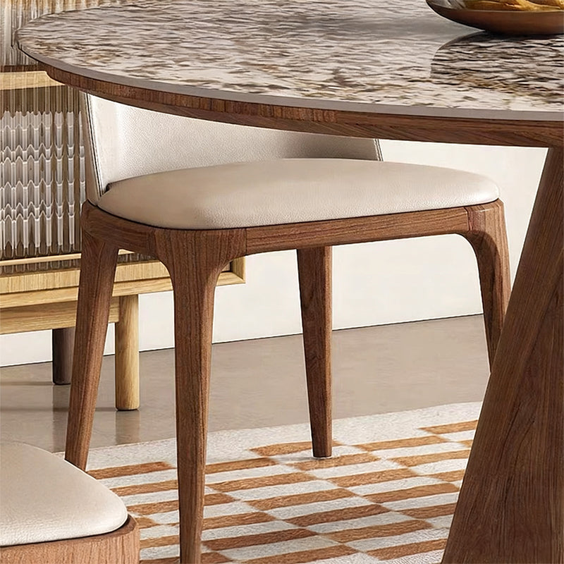 【ダイニングテーブル】モダン円型デザイン 広いスペース