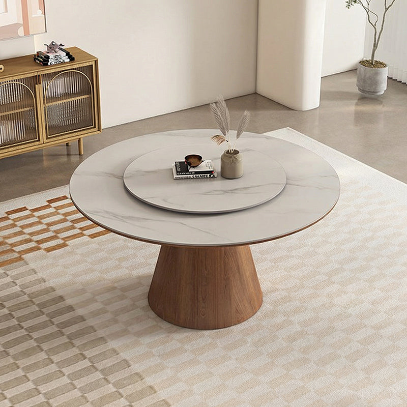 【ダイニングテーブル】モダン円型デザイン 広いスペース