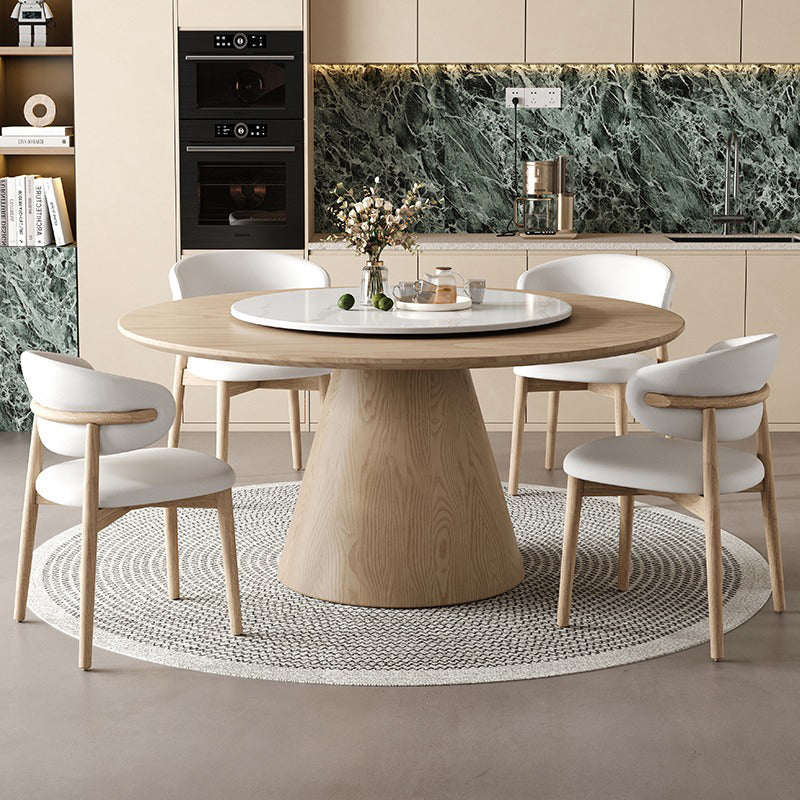 【ダイニングテーブル】シンプル 高級感 ラウンドテーブル