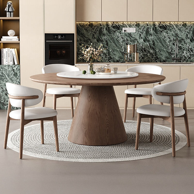 【ダイニングテーブル】シンプル 高級感 ラウンドテーブル