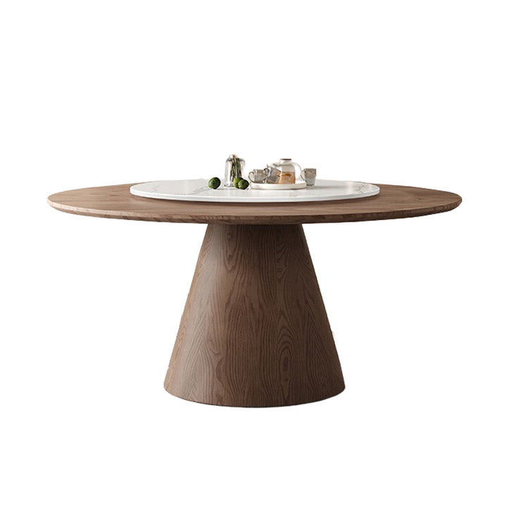 【ダイニングテーブル】シンプル 高級感 ラウンドテーブル