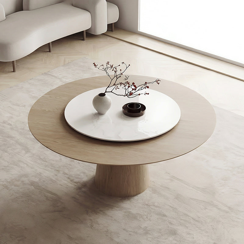 【ダイニングテーブル】シンプル 高級感 ラウンドテーブル