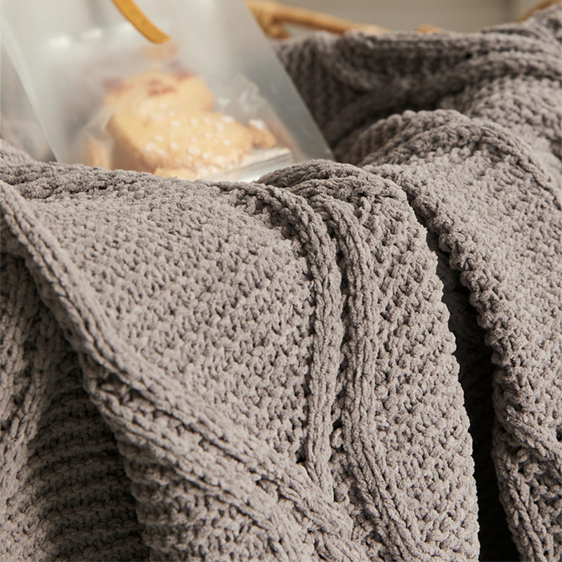 INDOORPLUS公式 | ブランケット ニット ボンボン 選べる3色 – Indoorplus