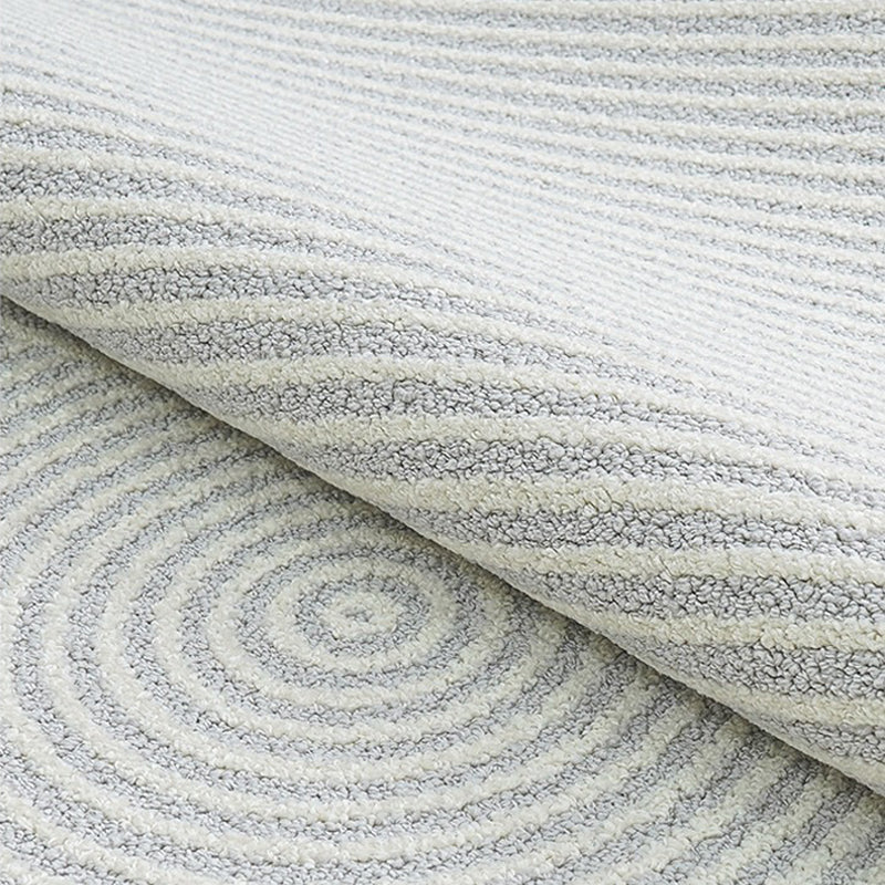 インドアプラス抽象模様のグレー・ベージュラグ インドアプラス抽象模様のグレー・ベージュラグ