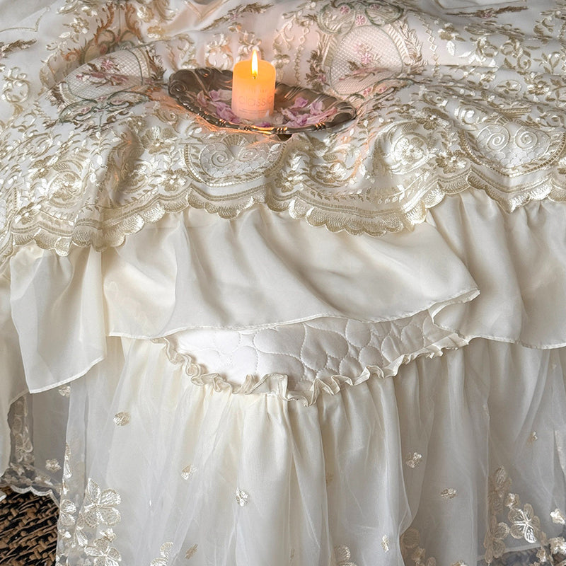 【寝具セット】ロングステープルコットン100％ ベッドリネン 高級感 肌触り ツルツル 肌 4点セット