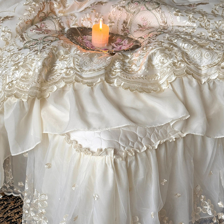 【寝具セット】ロングステープルコットン100％ ベッドリネン 高級感 肌触り ツルツル 肌 4点セット