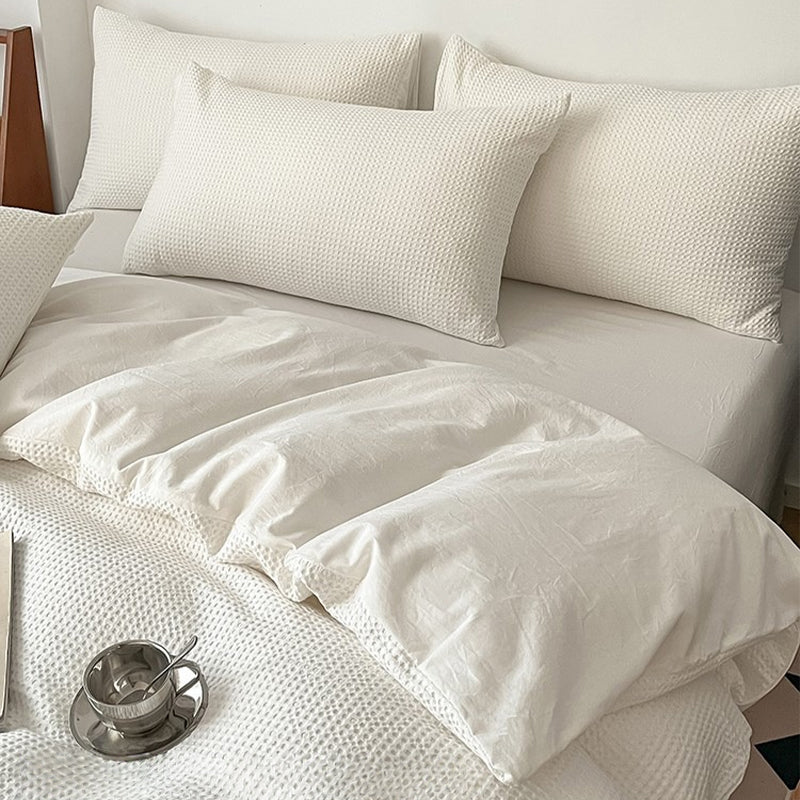 【ベッドクッション・寝具セット】型染め 穏やか 上質な肌触り