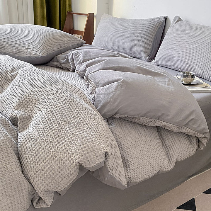 【ベッドクッション・寝具セット】型染め 穏やか 上質な肌触り