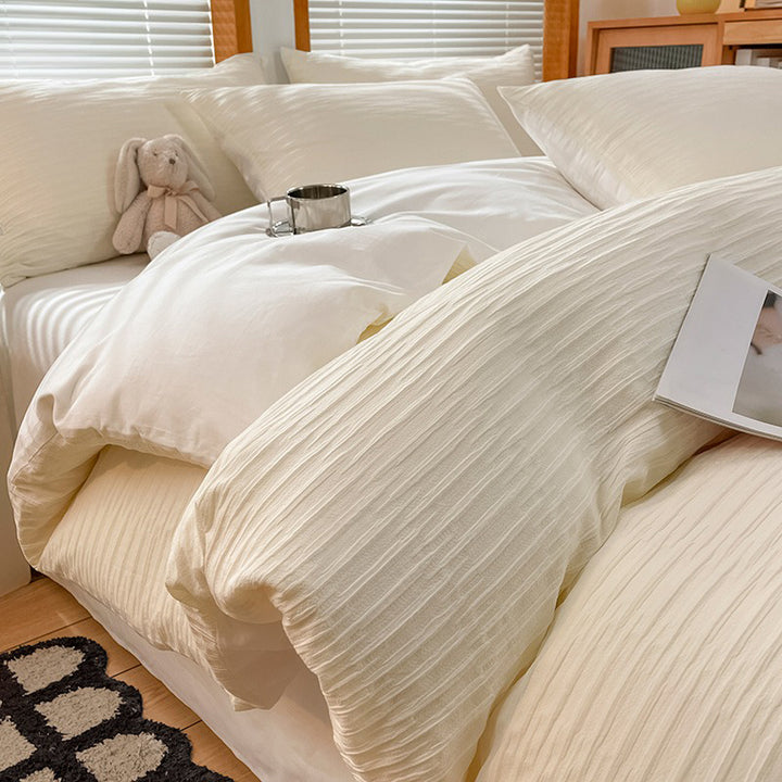 【ベッドクッション・寝具セット】型染め 穏やか 上質な肌触り